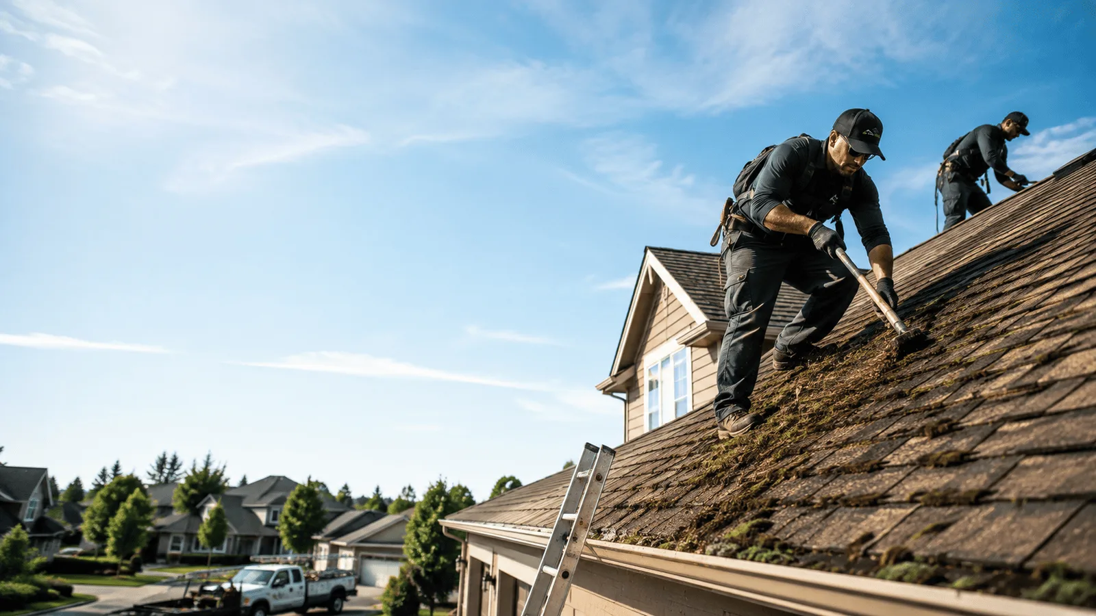 Roof Moss Removal in Amelia, NE near me
